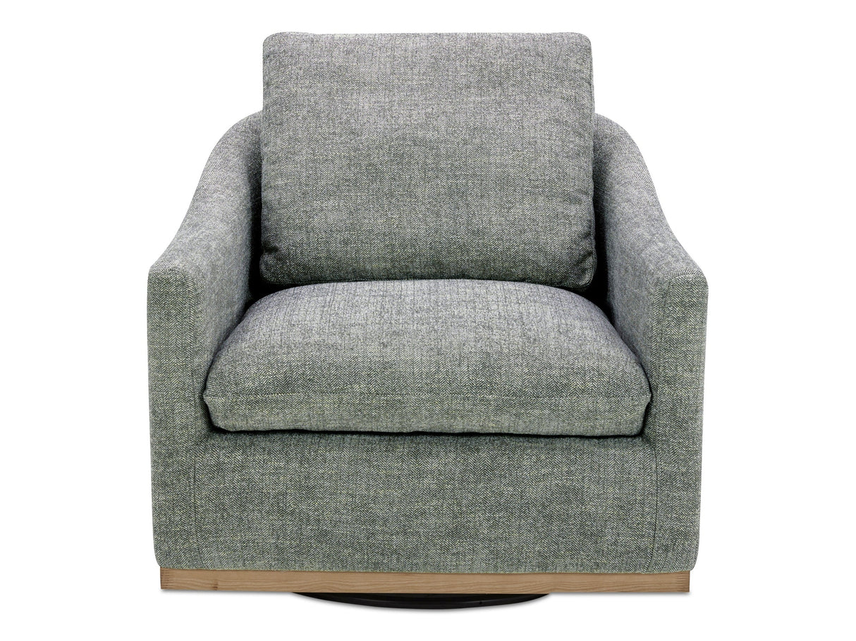 Linden Slated Moss Swivel Chair by Moe's Home at Eve Furniture