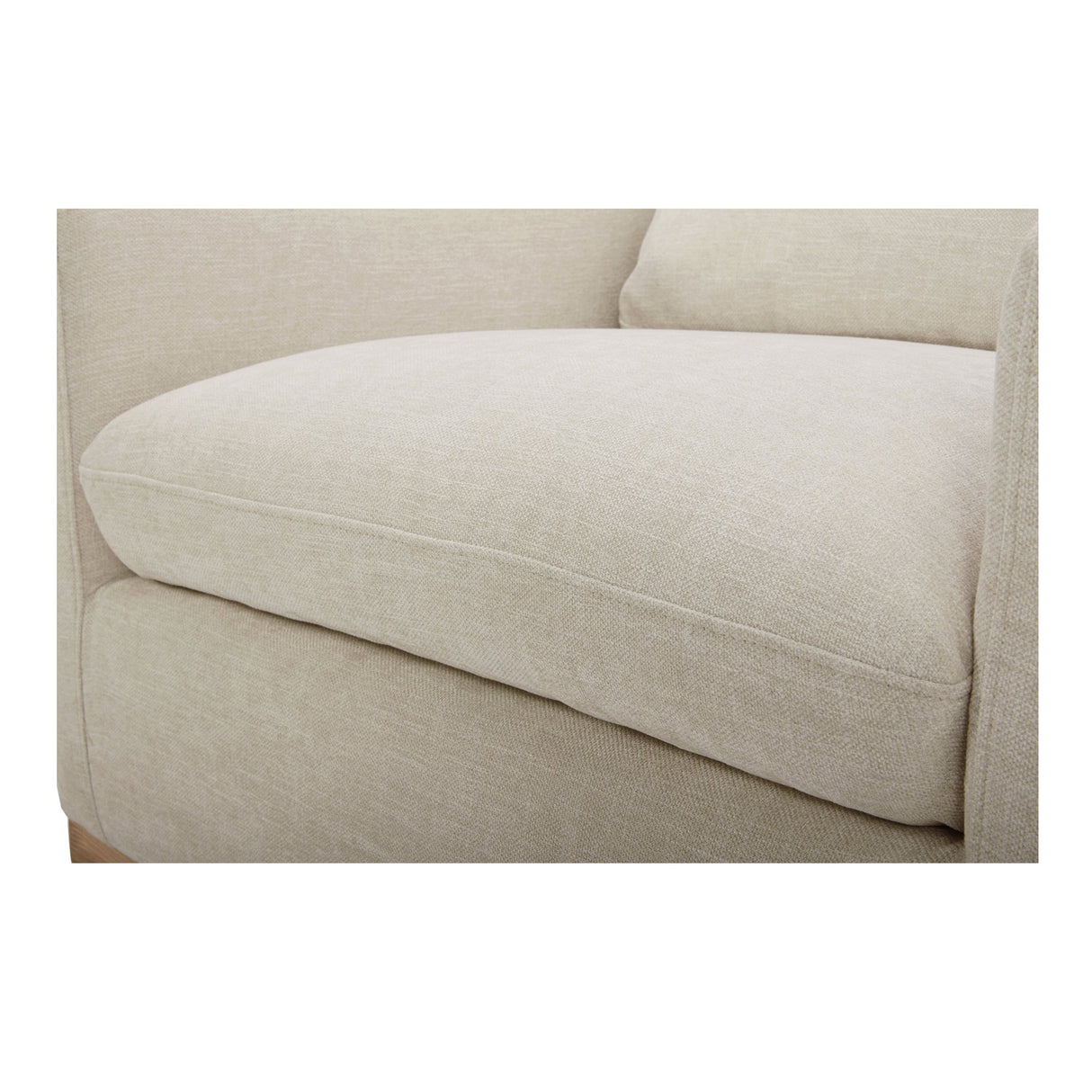 Linden Soft Beige Swivel Chair by Moe's Home at Eve Furniture