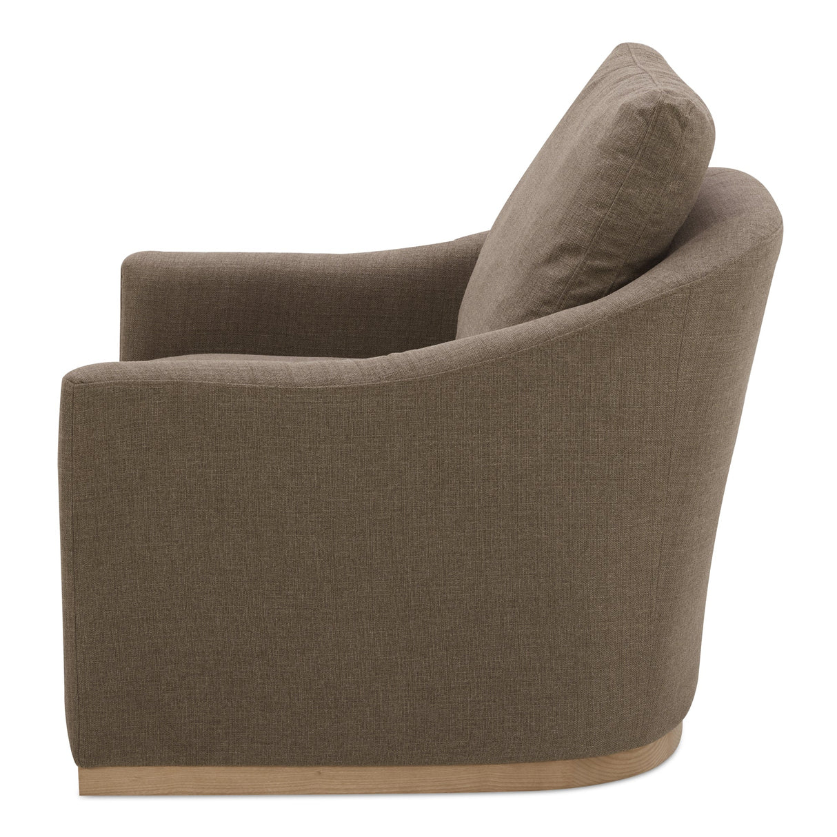 Linden Soft Taupe Swivel Chair by MOES at Eve Furniture