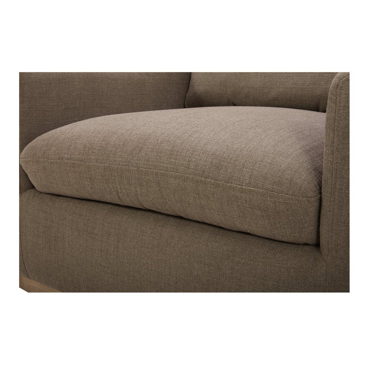 Linden Soft Taupe Swivel Chair by MOES at Eve Furniture