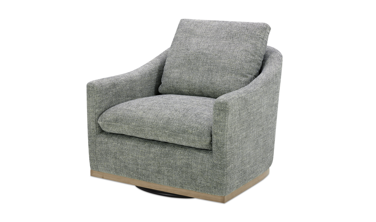 Linden Swivel Chair Slated Moss by Moe's Home at Eve Furniture