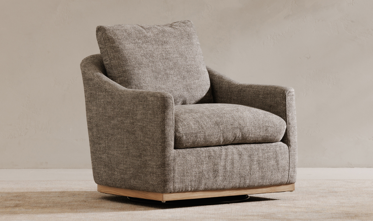 Linden Swivel Chair Slated Moss by Moe's Home at Eve Furniture