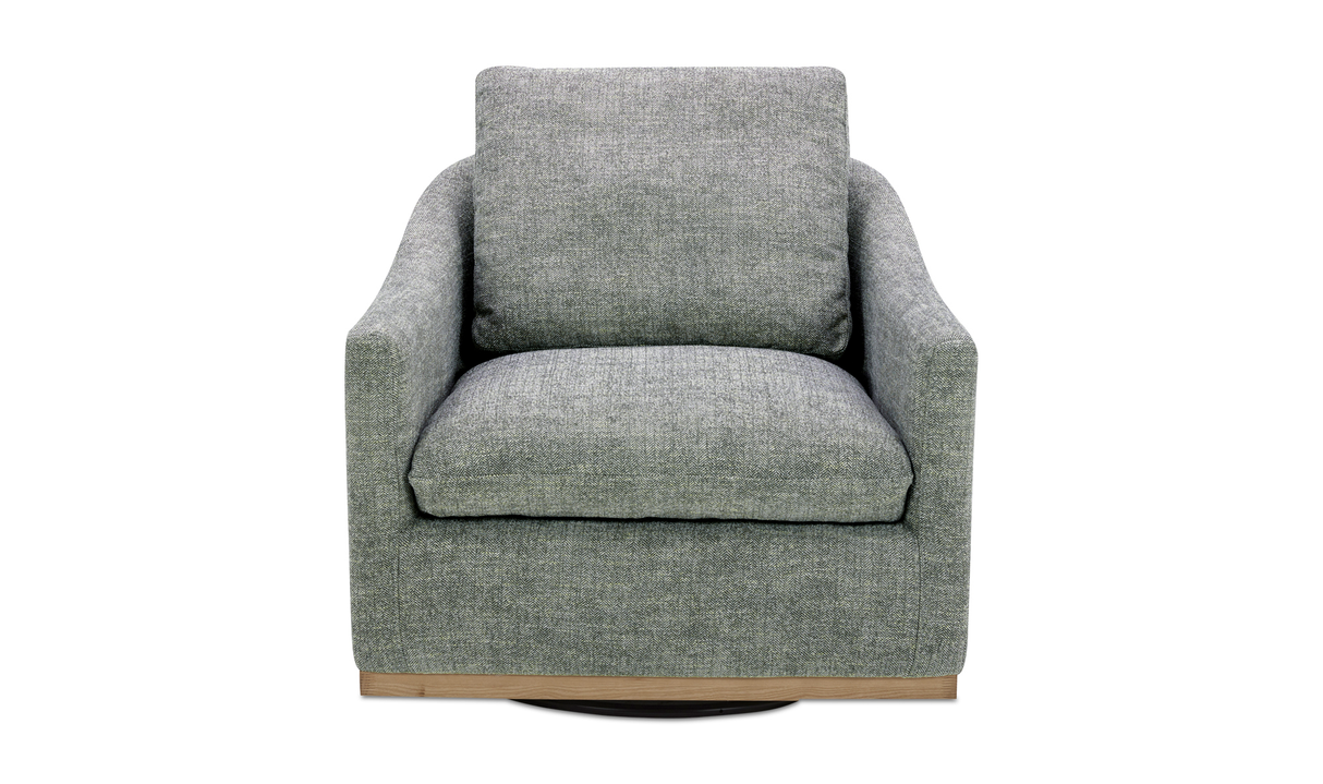 Linden Swivel Chair Slated Moss by Moe's Home at Eve Furniture