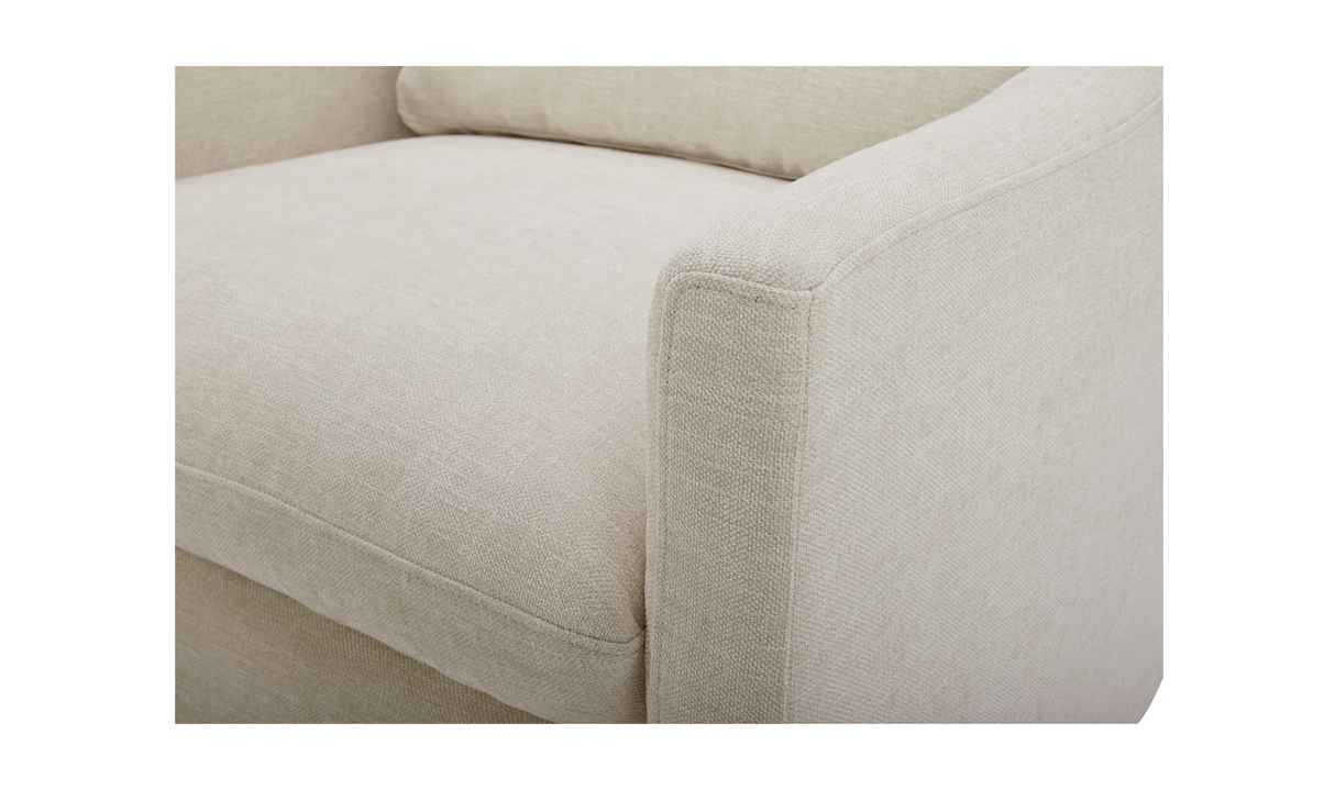 Linden Swivel Chair Soft Beige by Moe's Home at Eve Furniture