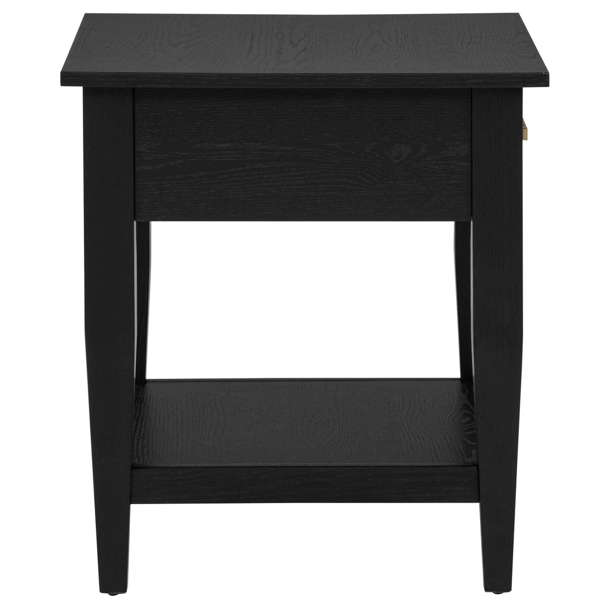 Lindenton Black 1-drawer Wood Occasional Side End Table by Coaster at Eve Furniture