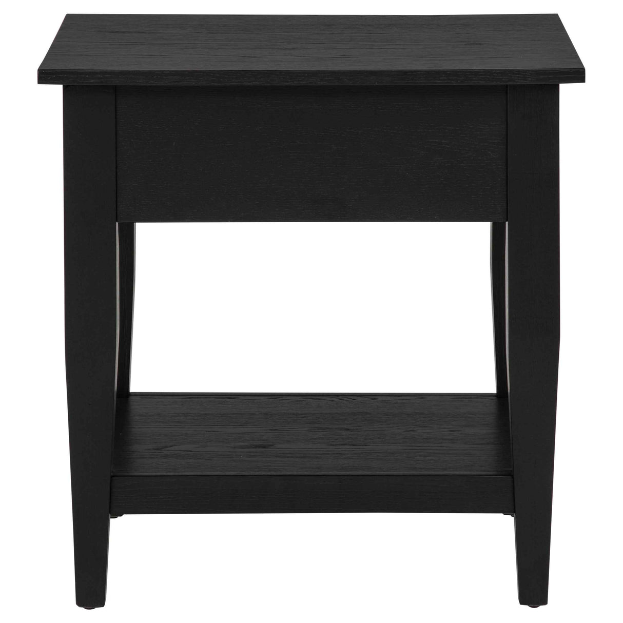 Lindenton Black 1-drawer Wood Occasional Side End Table by Coaster at Eve Furniture