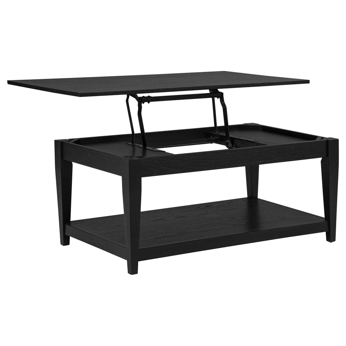 Lindenton Black 3-piece Wood Lift-Top Coffee and End Table Set by Coaster at Eve Furniture