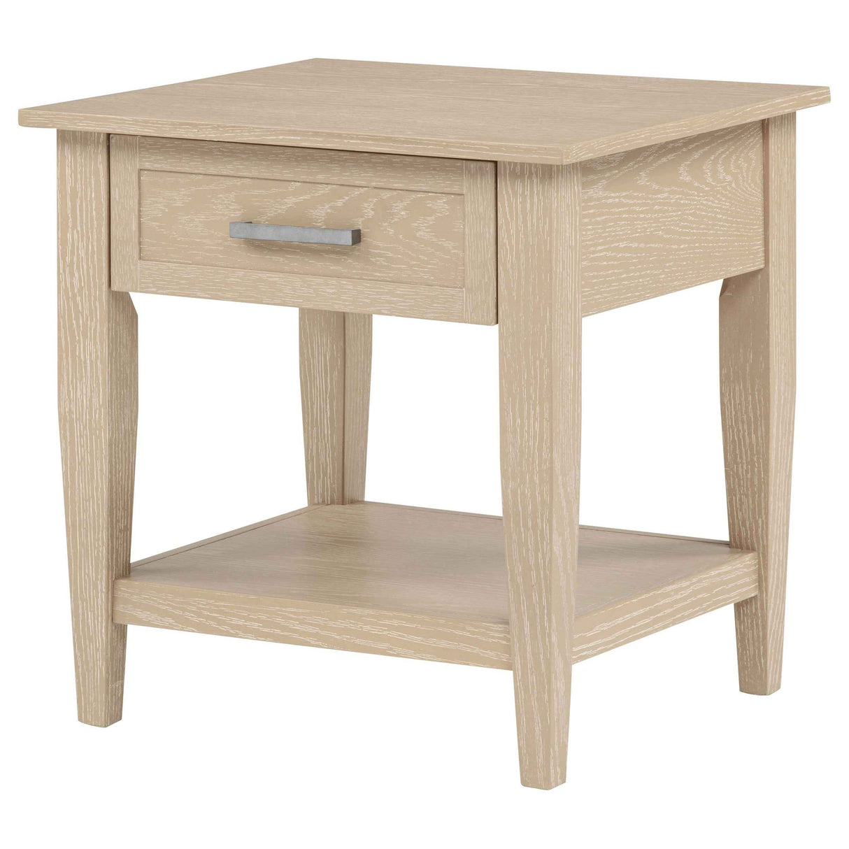 Lindenton Blonde 1-drawer Wood Occasional Side End Table by Coaster at Eve Furniture