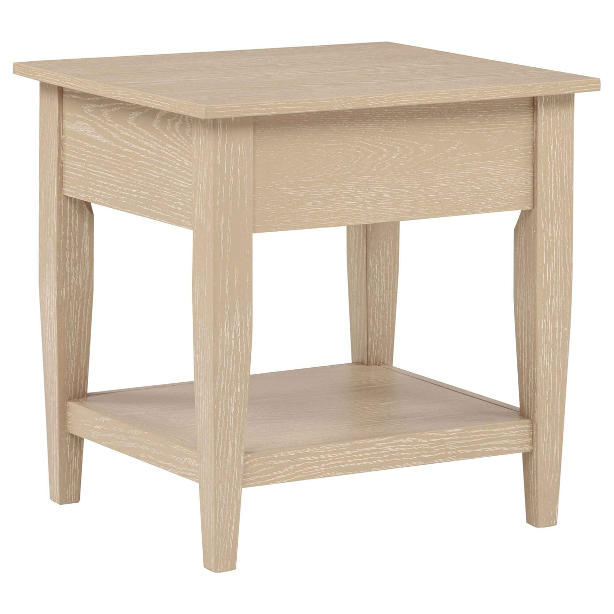 Lindenton Blonde 1-drawer Wood Occasional Side End Table by Coaster at Eve Furniture