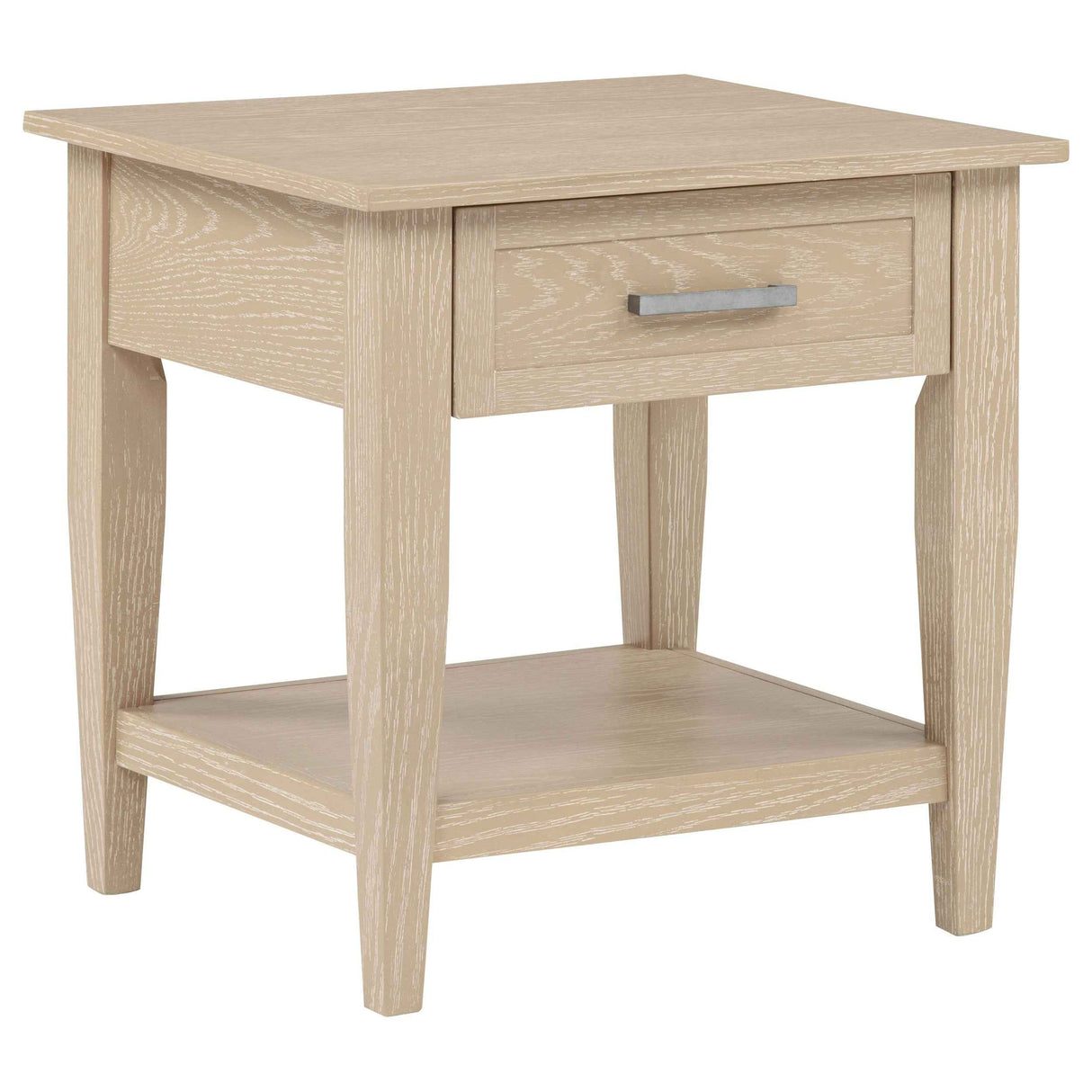 Lindenton Blonde 1-drawer Wood Occasional Side End Table by Coaster at Eve Furniture