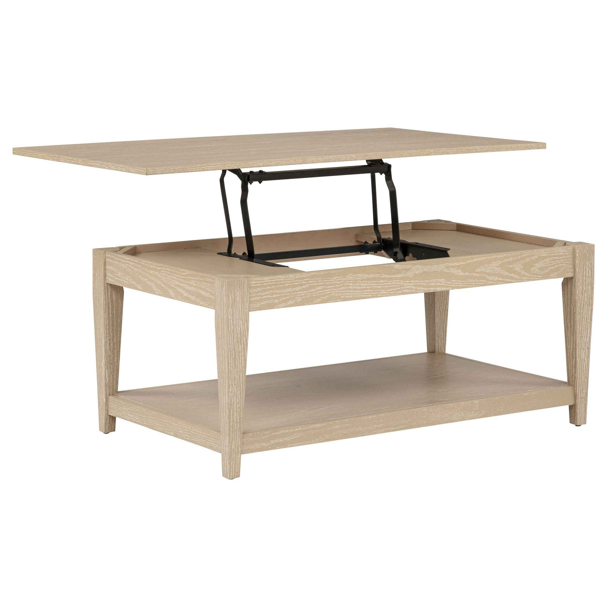 Lindenton Blonde Lift-Top Occasional Cocktail Coffee Table by Coaster at Eve Furniture