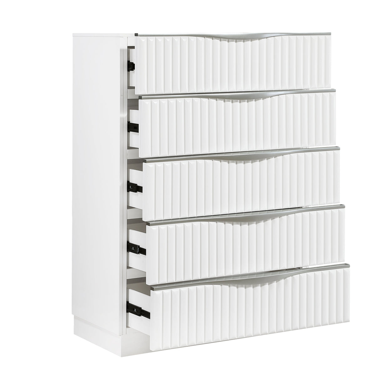 Linea Pearl White Chest by Homelegance at Eve Furniture