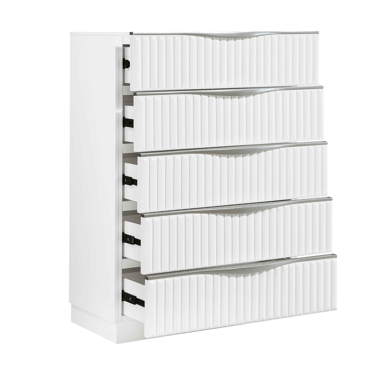 Linea Pearl White Chest by Homelegance at Eve Furniture