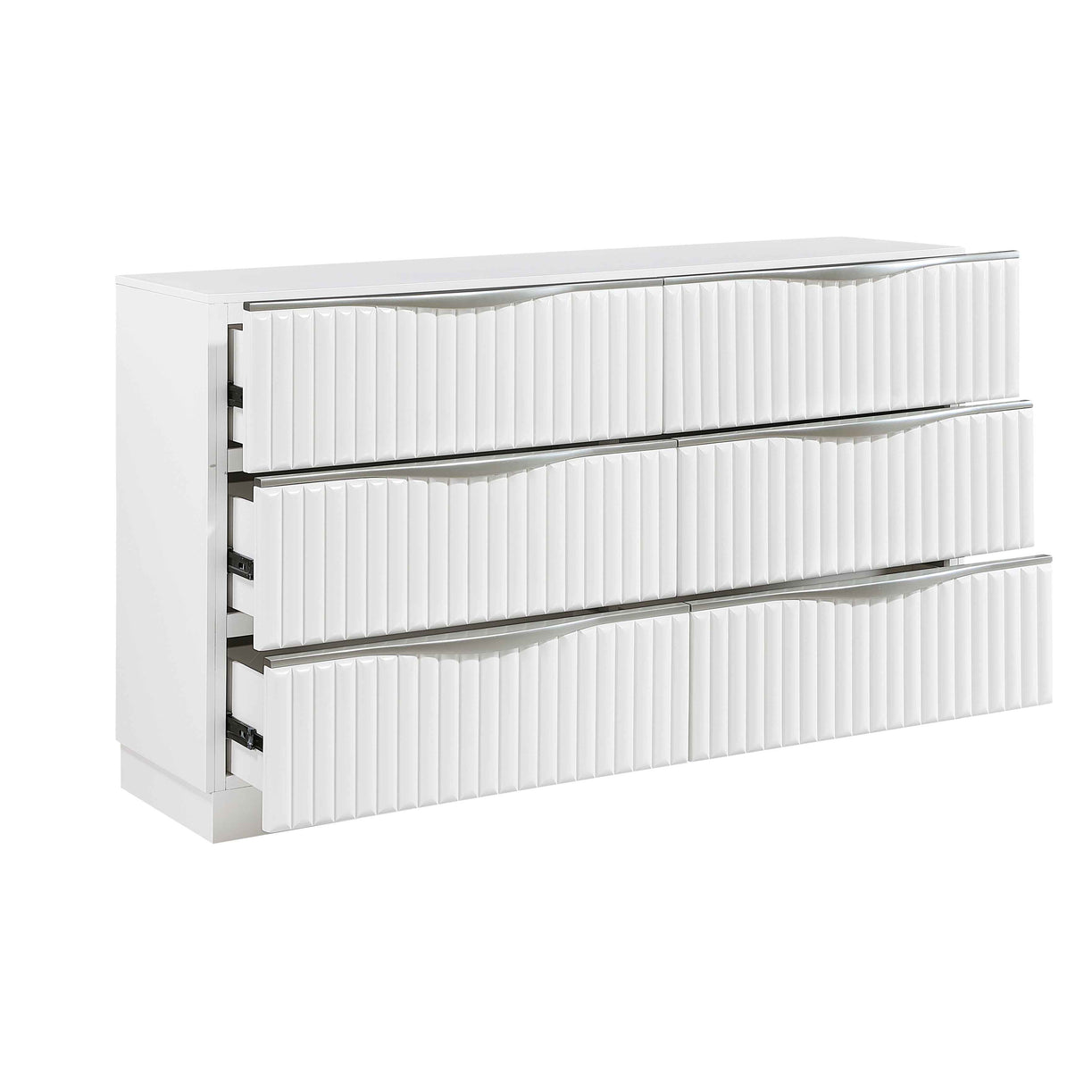 Linea Pearl White Dresser by Homelegance at Eve Furniture