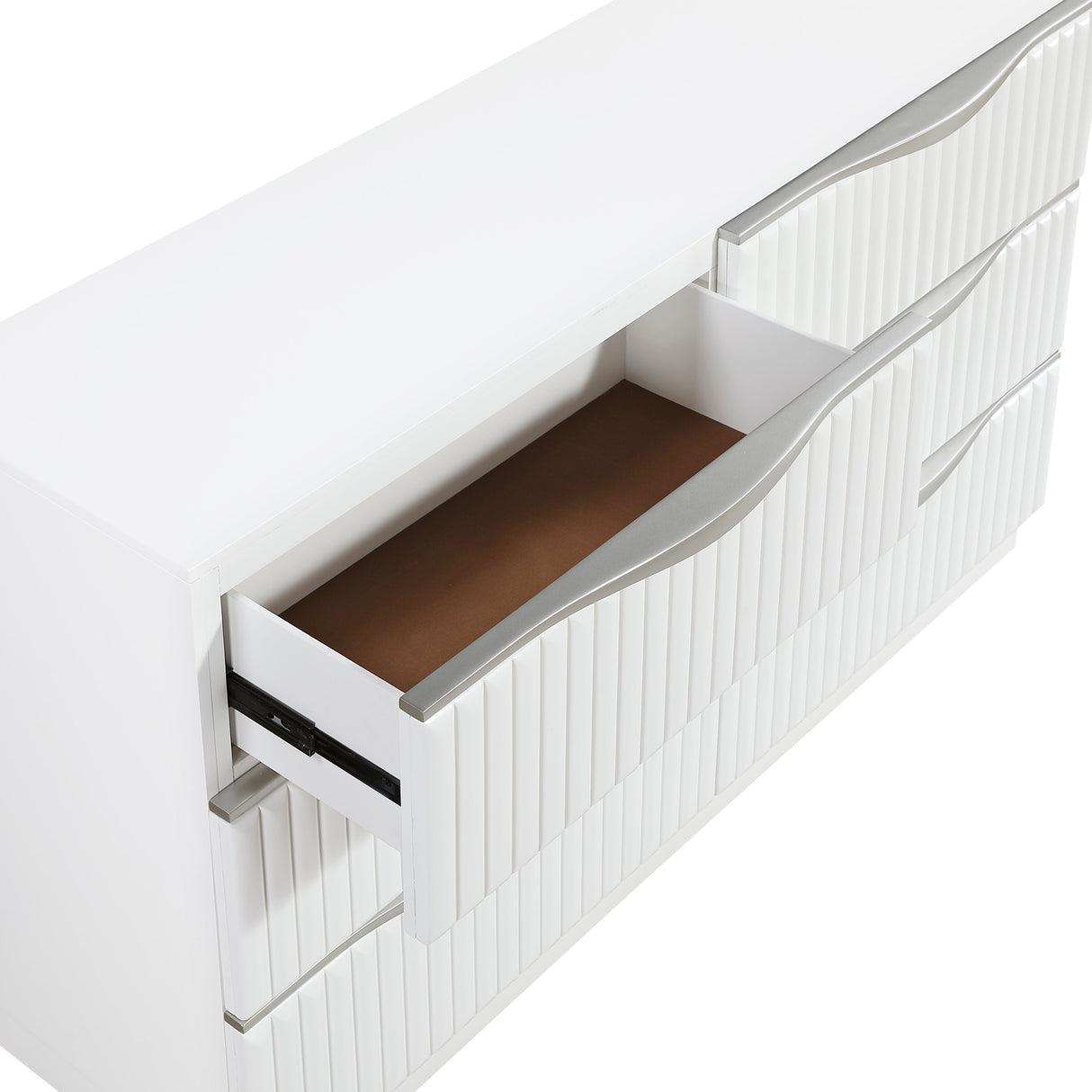Linea Pearl White Mirror by Homelegance at Eve Furniture