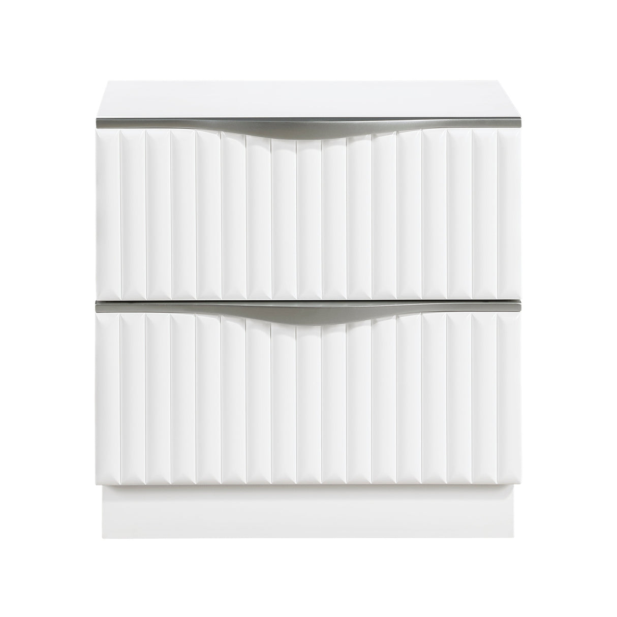 Linea Pearl White Nightstand by Homelegance at Eve Furniture
