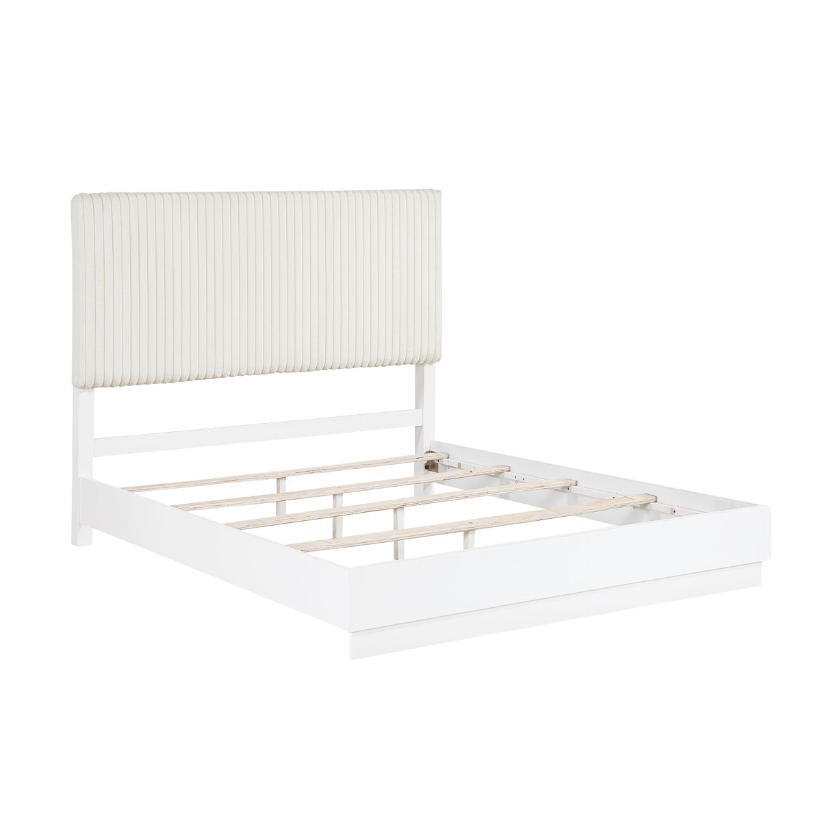 Linea Pearl White Panel Bedroom Set by Homelegance at Eve Furniture