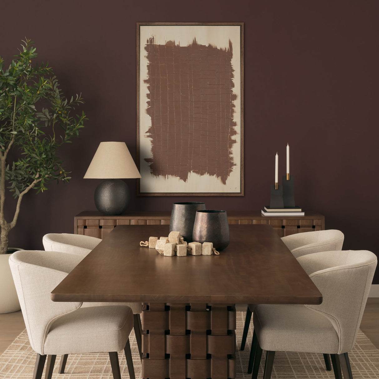 Lineage by Mercana Studio Handmade Original Framed Canvas Artwork by Mercana at Eve Furniture