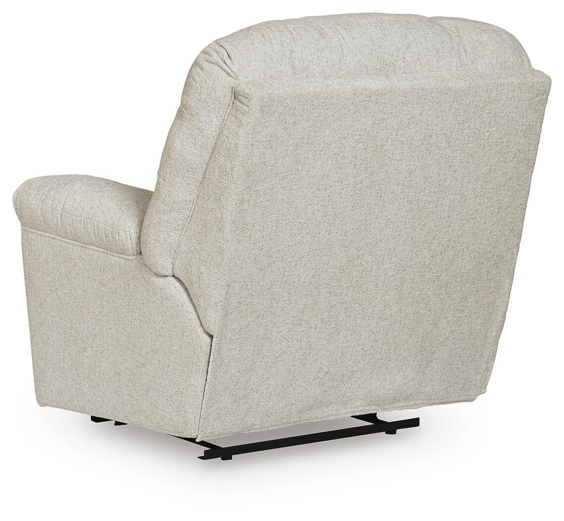 Linenfield Feathered Recliner by Ashley at Eve Furniture