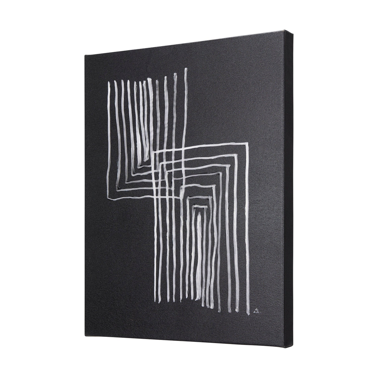 Lines II by Mercana Studio a Hand Embellished Textured Canvas by Mercana at Eve Furniture