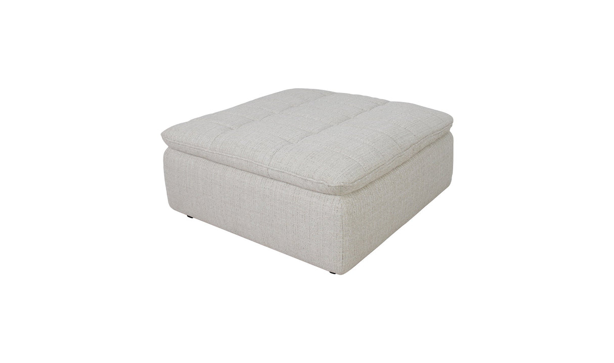 Lino Ottoman Textured Oat by Moe's Home at Eve Furniture
