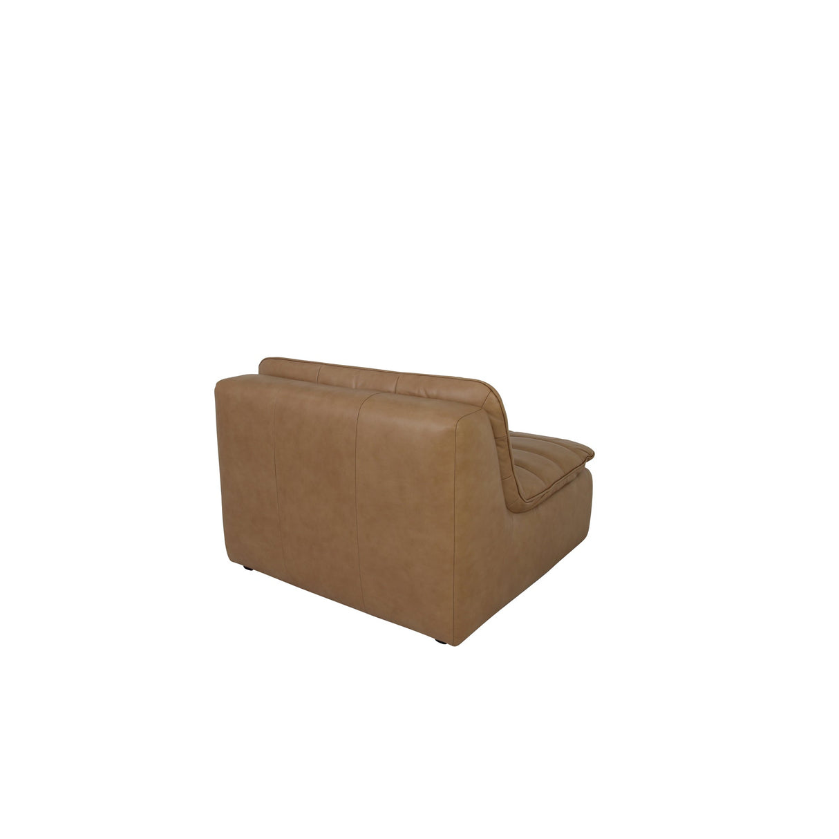 Lino Tan Leather Slipper Chair by Moe's Home at Eve Furniture