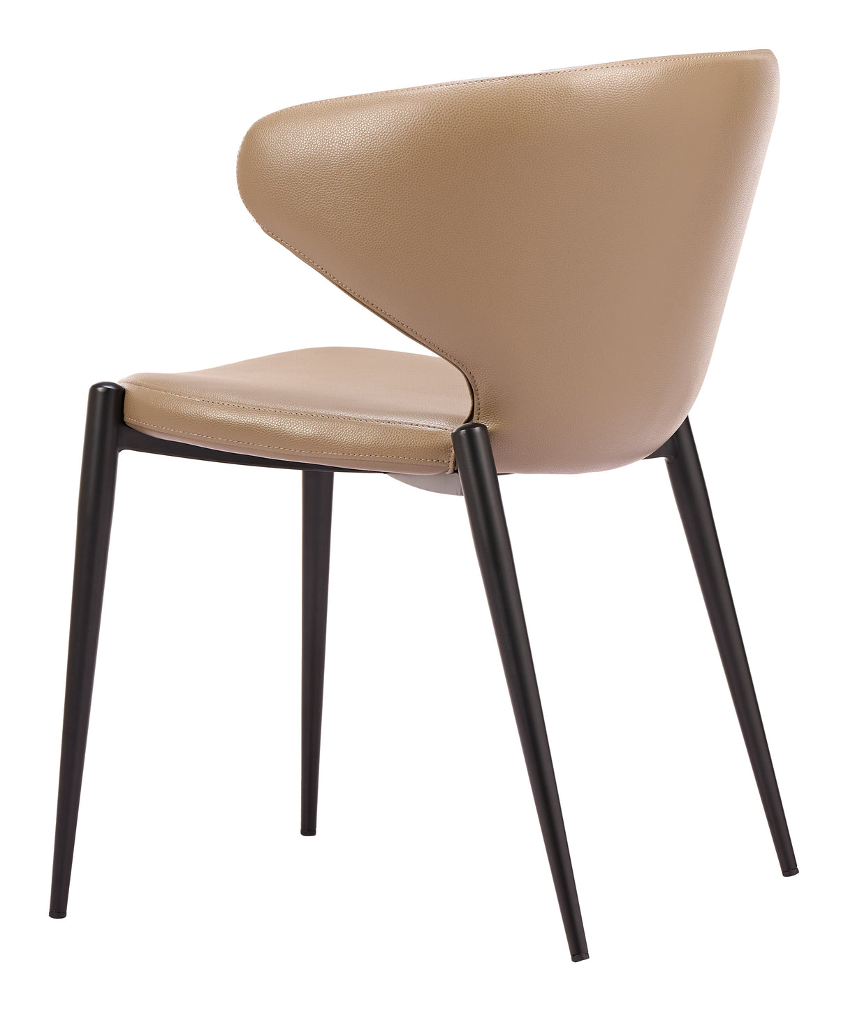 Lino Taupe Dining Chair (Set of 2) by Zuomod at Eve Furniture