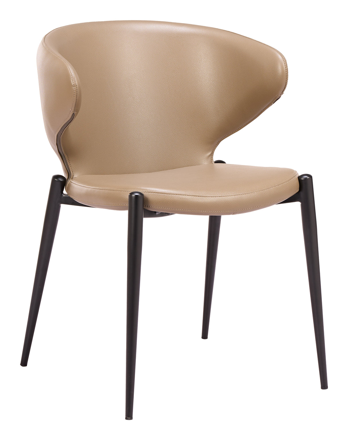 Lino Taupe Dining Chair (Set of 2) by Zuomod at Eve Furniture