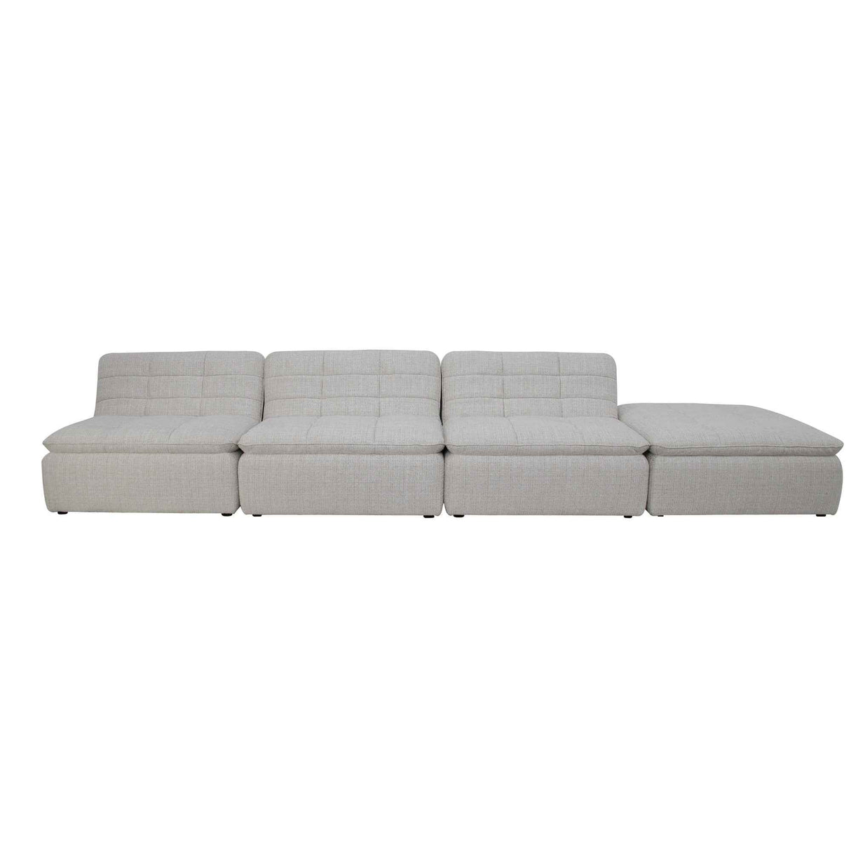 Lino Textured Oat Lounge Modular Sectional by Moe's Home at Eve Furniture
