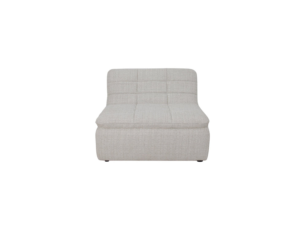 Lino Textured Oat Slipper Chair by Moe's Home at Eve Furniture