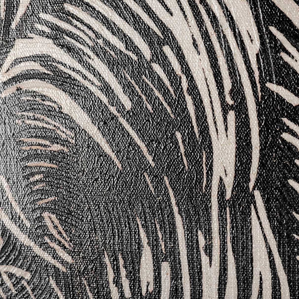 Linocut II (Goat) by Mercana Studio a Hand Embellished Textured Canvas by Mercana at Eve Furniture