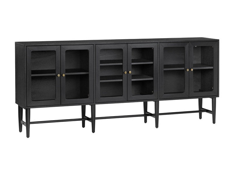Linsey Black Sideboard by Crestview at Eve Furniture