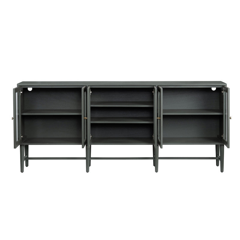 Linsey Green/Gray Sideboard by Crestview at Eve Furniture