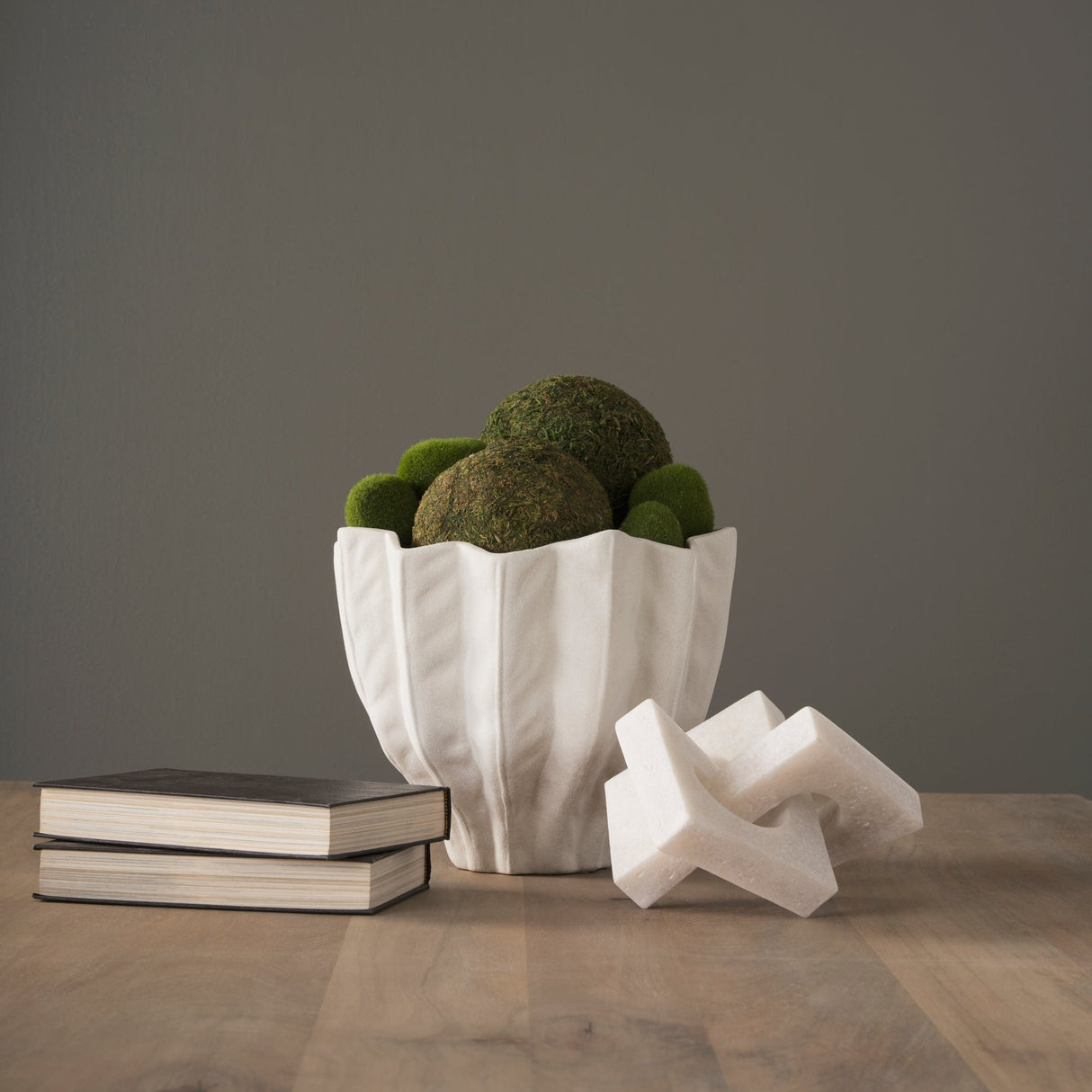 Linx Small Granite Resin Sculpture Decorative Object by Mercana at Eve Furniture
