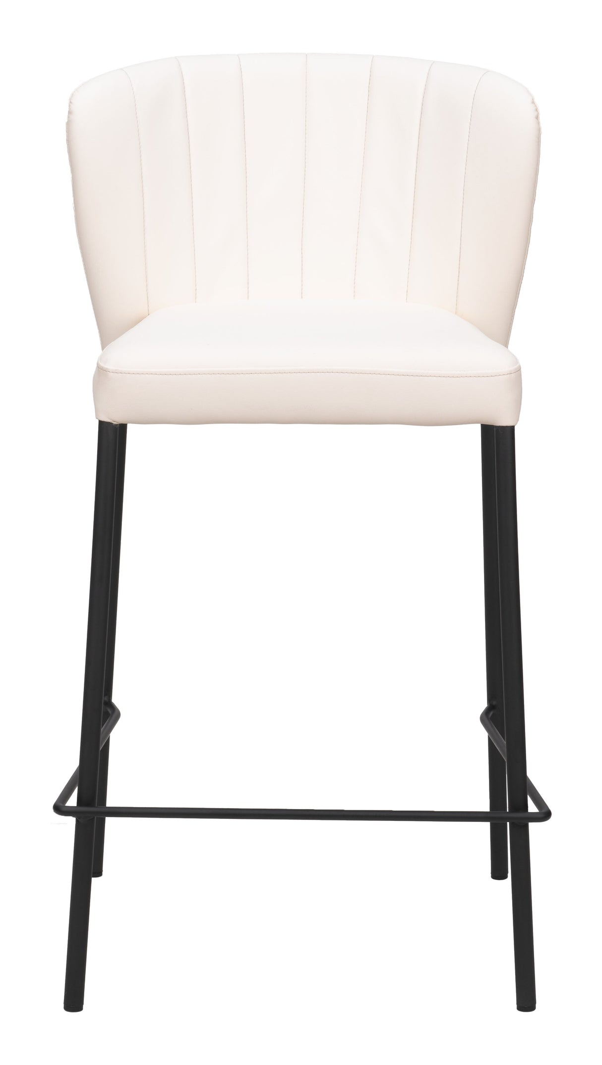 Linz Cream Counter Stool (Set of 2) by Zuomod at Eve Furniture