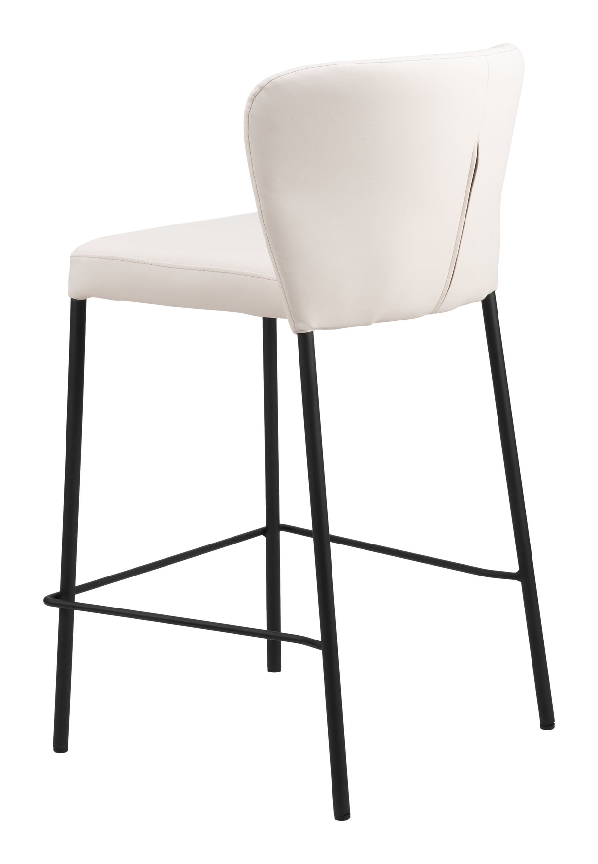 Linz Cream Counter Stool (Set of 2) by Zuomod at Eve Furniture