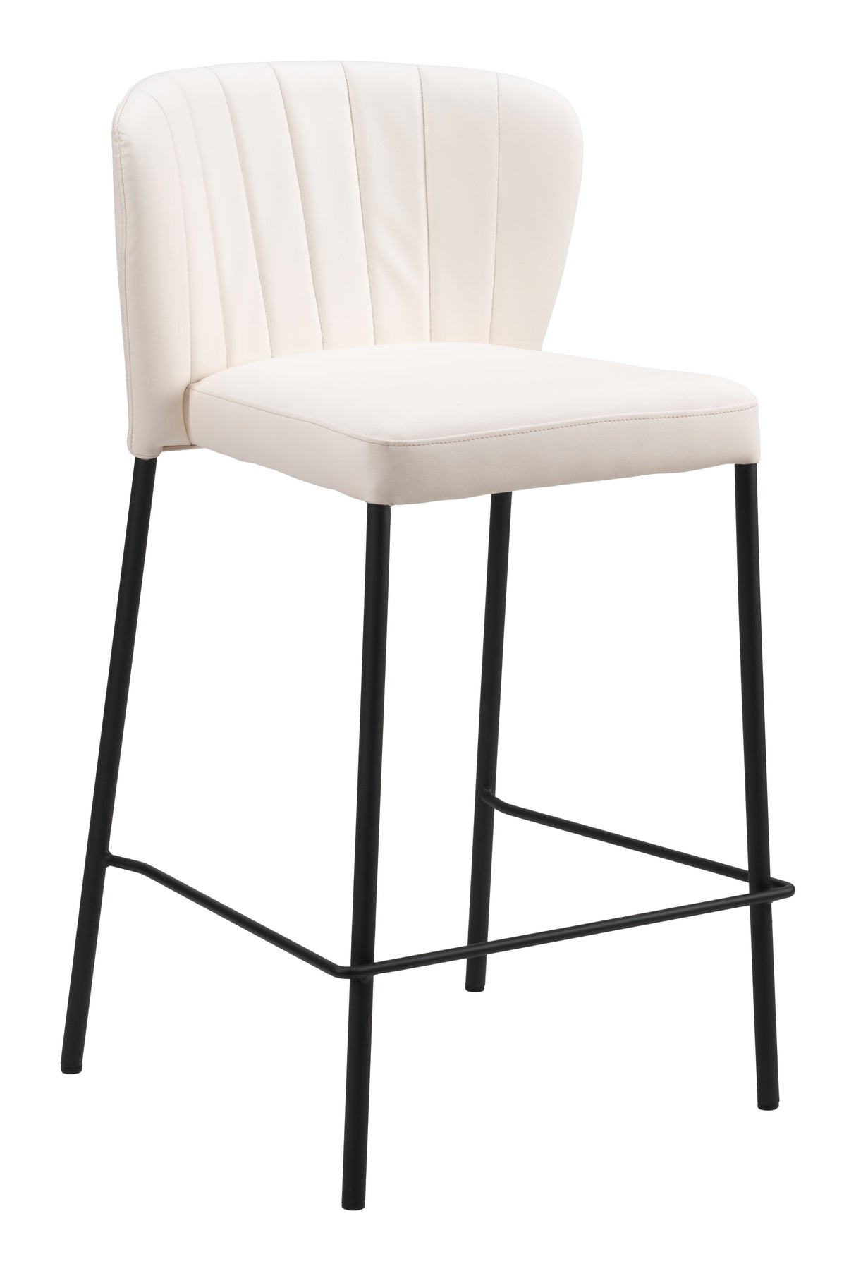 Linz Cream Counter Stool (Set of 2) by Zuomod at Eve Furniture