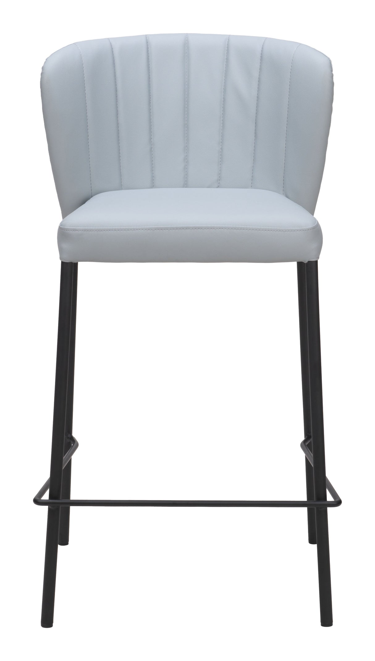 Linz Gray Counter Stool (Set of 2) by Zuomod at Eve Furniture