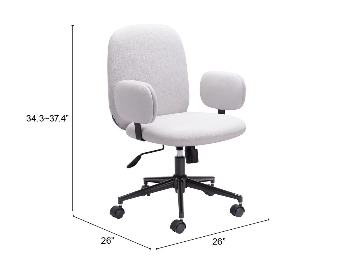Lionel Beige Office Chair by Zuomod at Eve Furniture