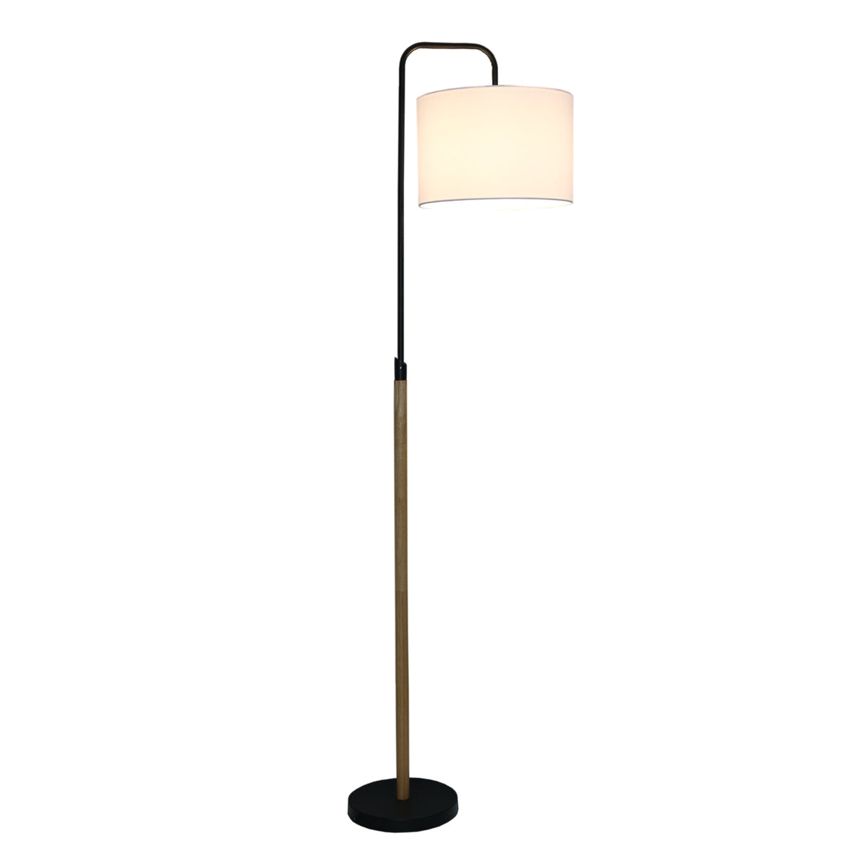 Lior Floor Lamp Wooden Pole by Ashcroft Furniture at Eve Furniture