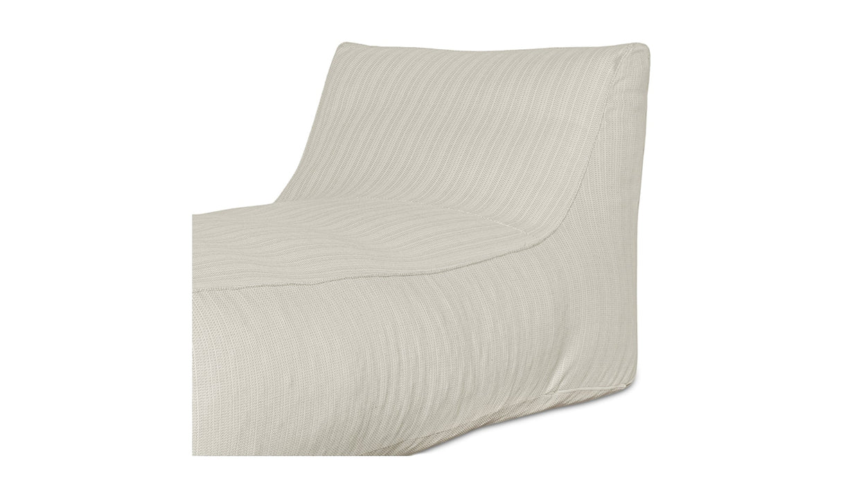 Lirio Outdoor Chaise Cream by Moe's Home at Eve Furniture