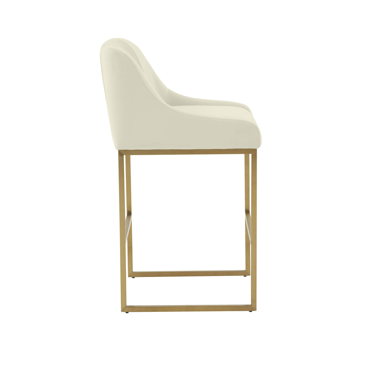 Lisa Pleated Velvet Counter Stool by Inspire Me! Home Decor by TOV Furniture at Eve Furniture