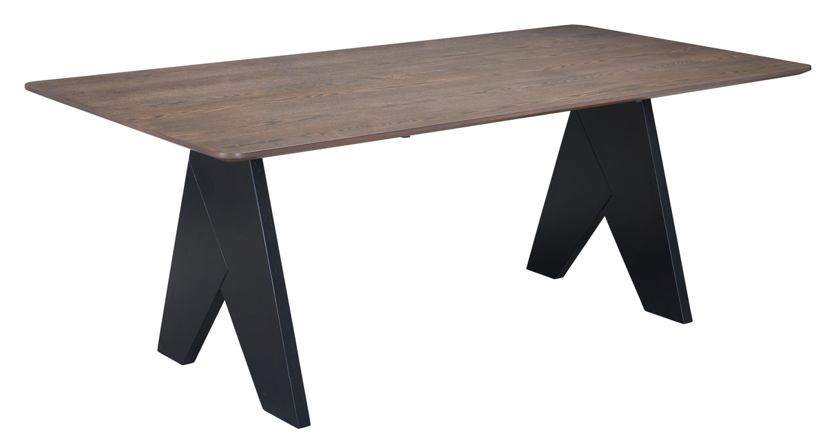 Lisse Espresso Rectangular Dining Table by Zuomod at Eve Furniture
