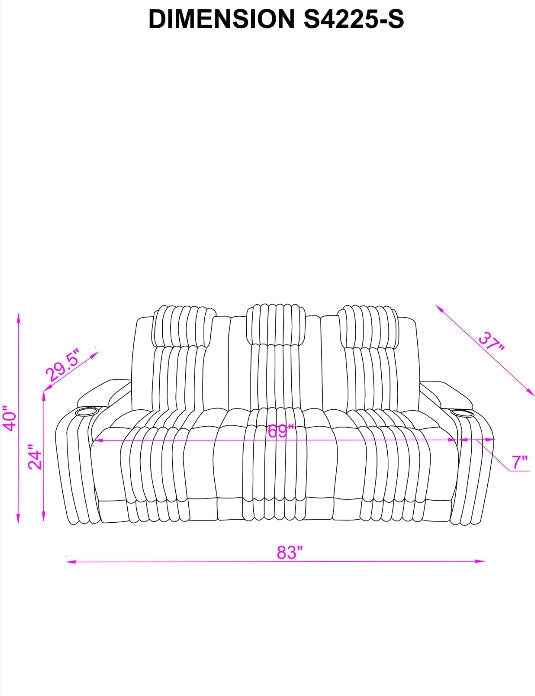 Lita Brown Reclining Living Room Set by New Era Innovations at Eve Furniture