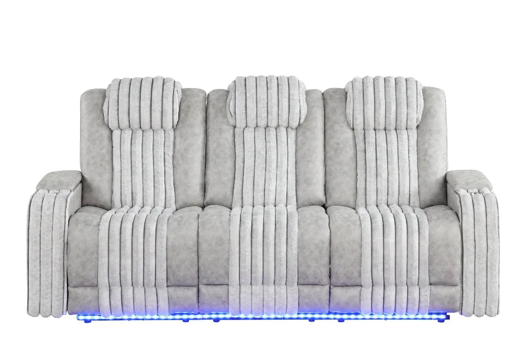 Lita Grey Reclining Living Room Set by New Era Innovations at Eve Furniture