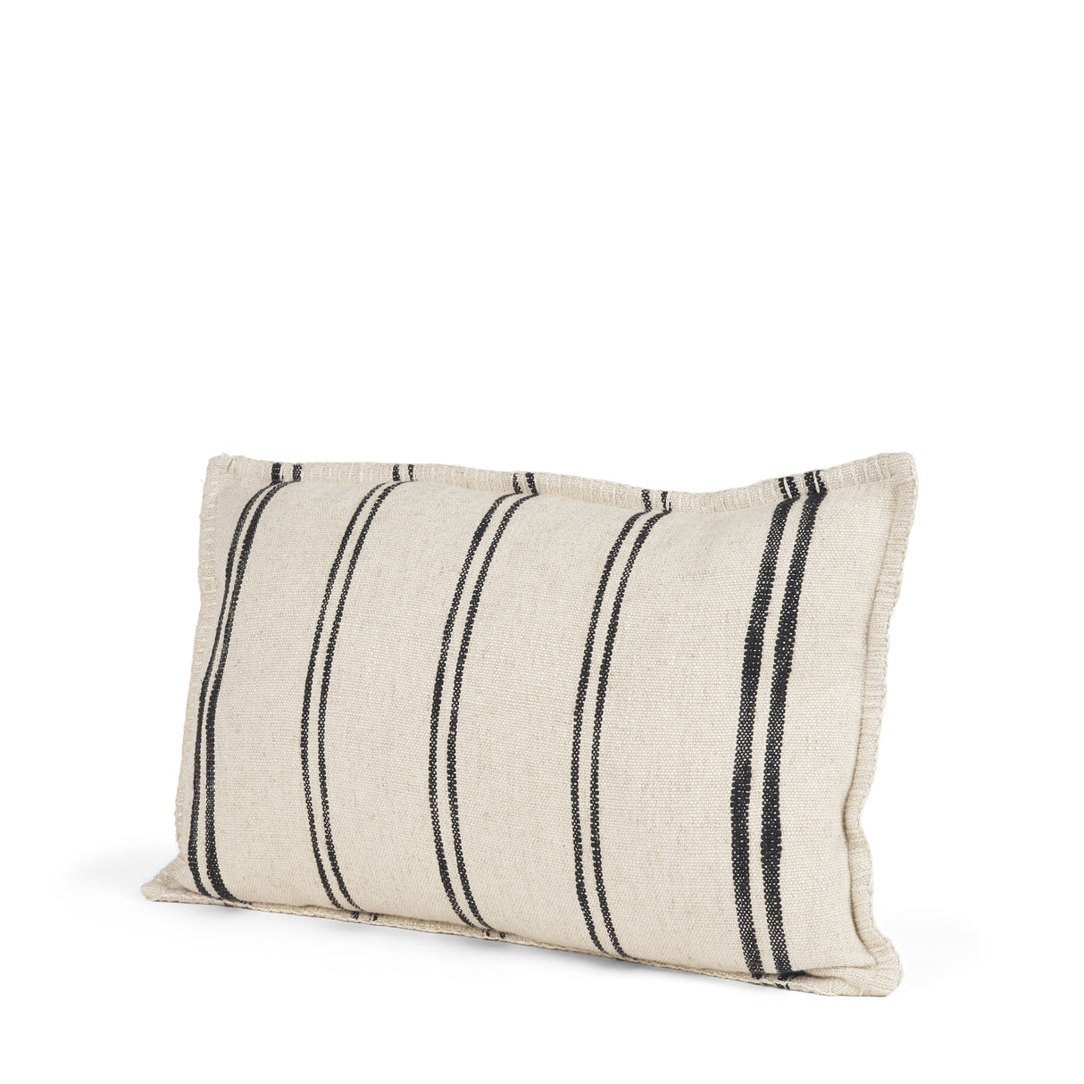 Liv 13x21 Cream w/ Black Stripes Decorative Pillow Cover by Mercana at Eve Furniture
