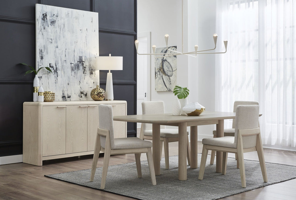 Liv White Sand/Natural Solid Wood Dining Chair (Set of 2) by Modus Furniture at Eve Furniture