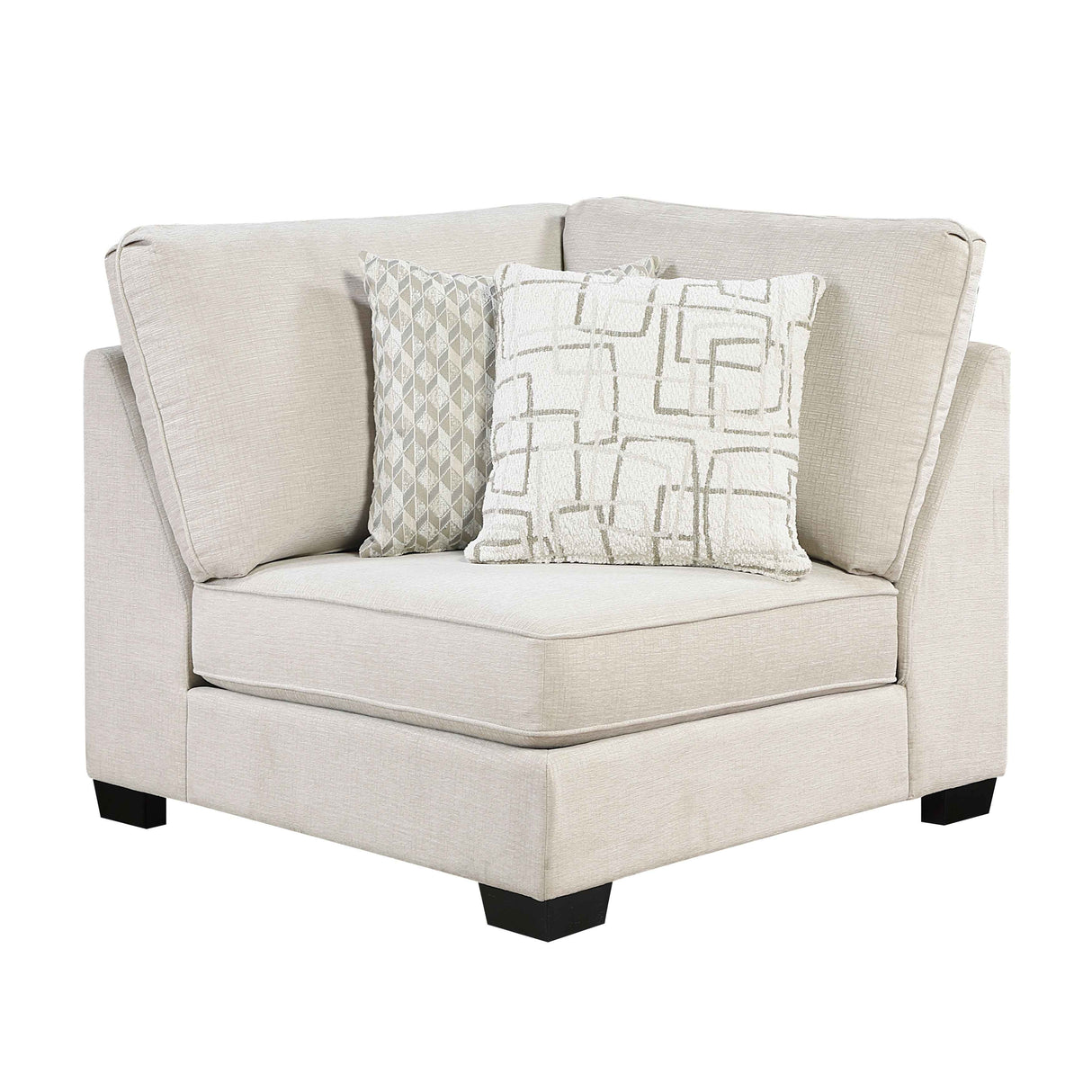 Livia Beige 3-Piece Sectional by Homelegance at Eve Furniture
