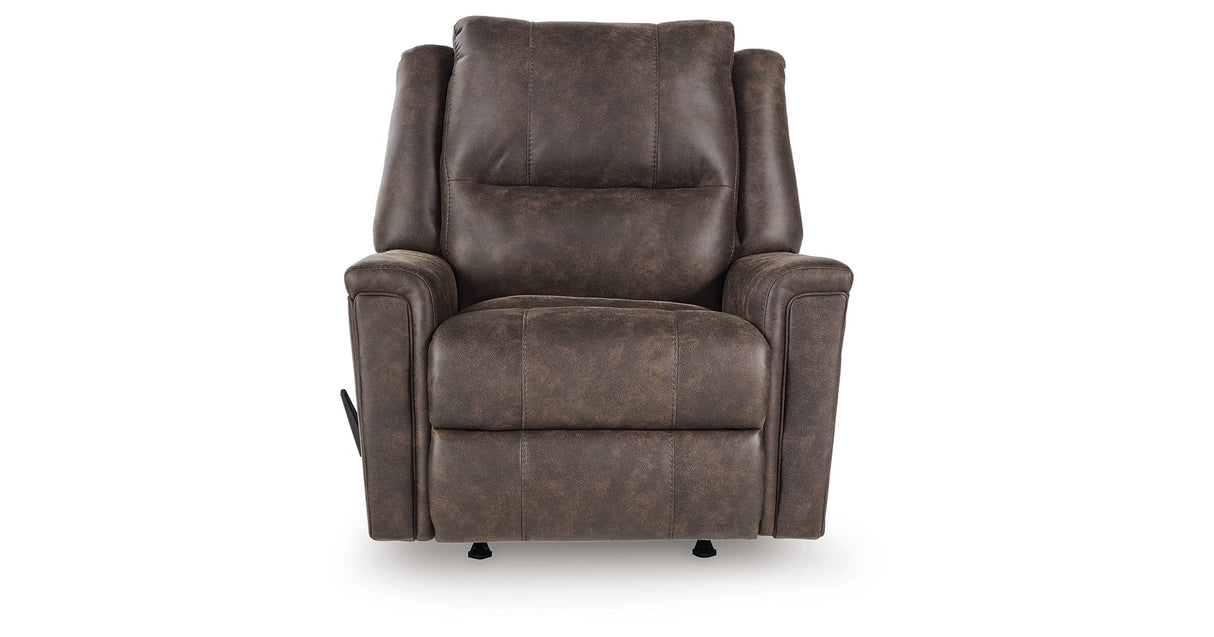 Lixtowel Walnut Recliner by ASHLEY FURNITURE at Eve Furniture