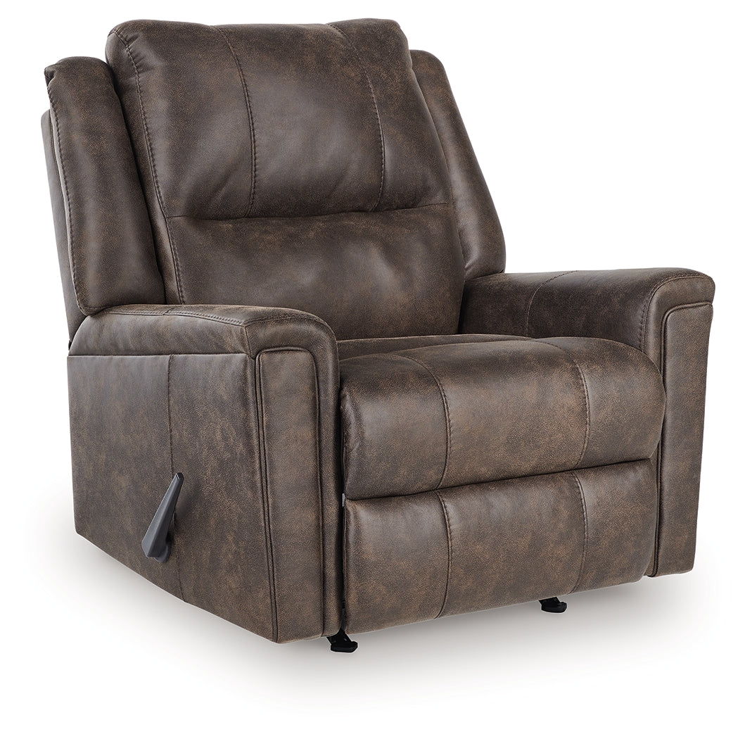Lixtowel Walnut Recliner by ASHLEY FURNITURE at Eve Furniture